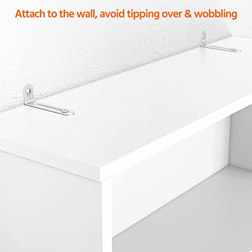 Yaheetech Over The Toilet Storage, Taller Bathroom Organizer Cabinet, White X17514
