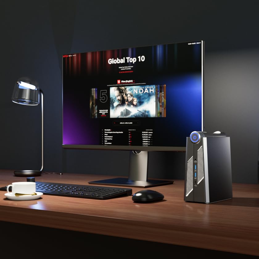 ACEMAGICIAN AMR5 Mini Gaming PC, AMD Ryzen 7 5700U, 32GB DDR4, 512GB SSD E65645