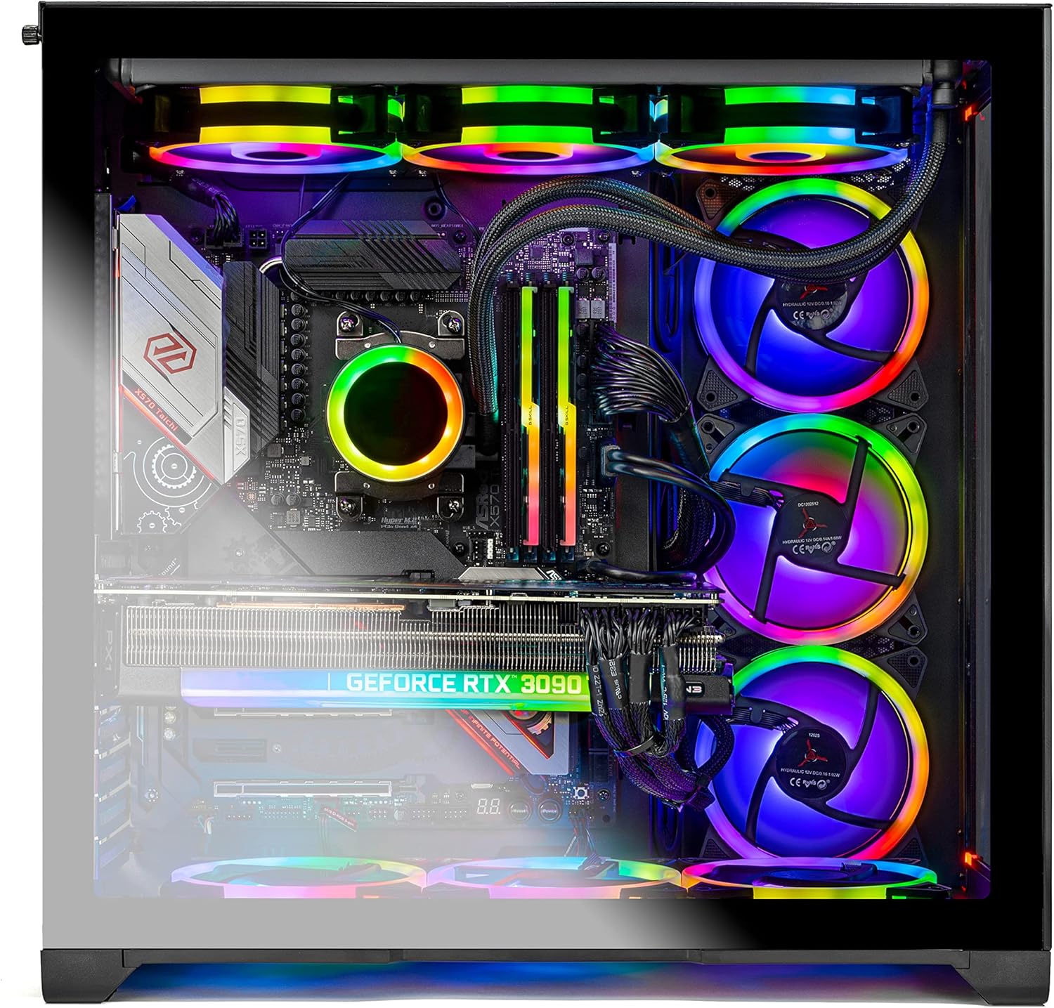 Skytech Prism II Gaming PC Desktop, Intel Core i5 12600K, RTX 3070 Ti, 32GB DDR5, 1TB NVMe SSD, Windows 11 Home L83576