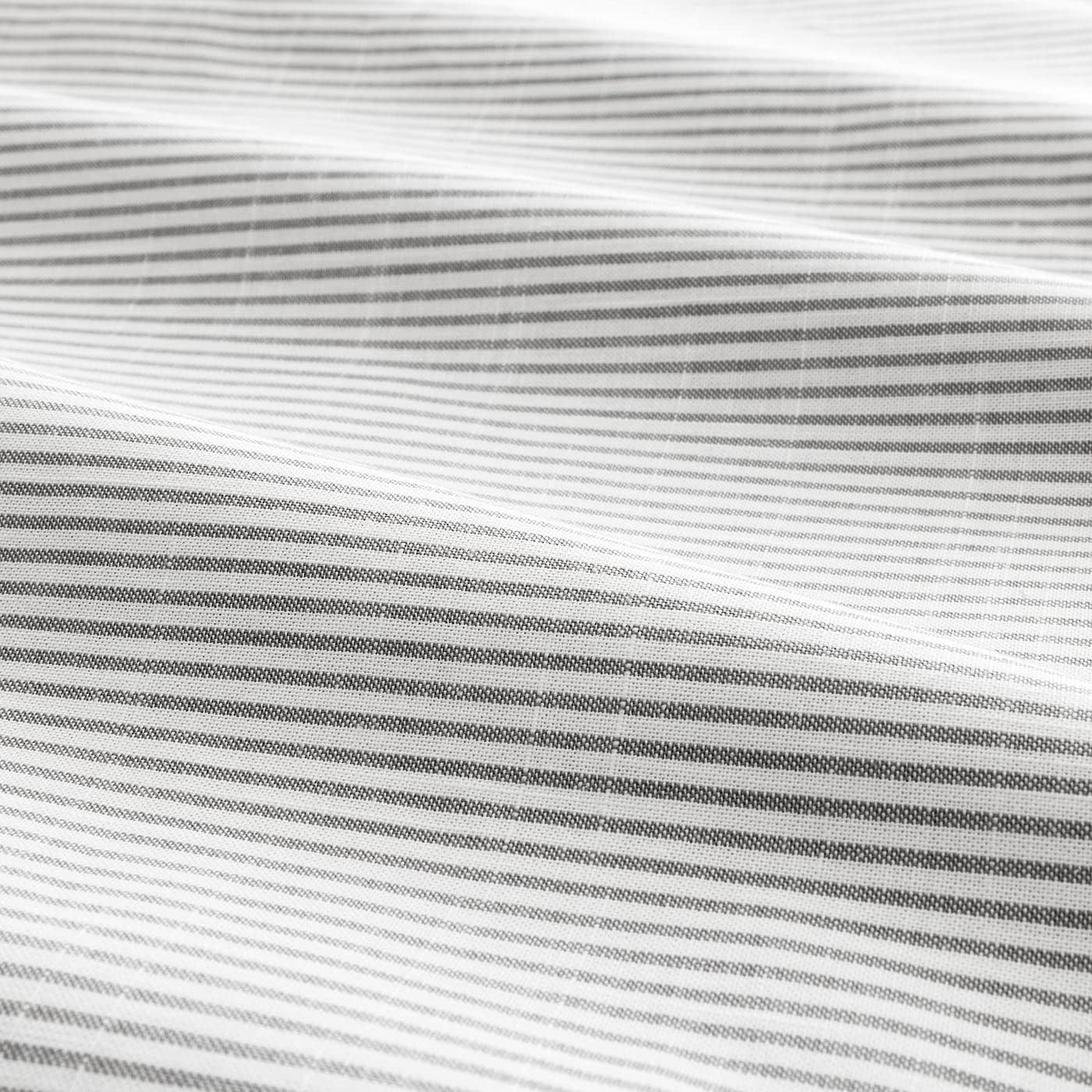 IKEA Bergpalm Duvet Cover and Pillowcases Gray Stripe Full/Queen N409833