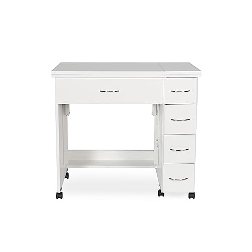 Arrow Classic Sewing Furniture Alice Compact Mid-Size Sewing Cabinet with Hydraulic Lift R80031