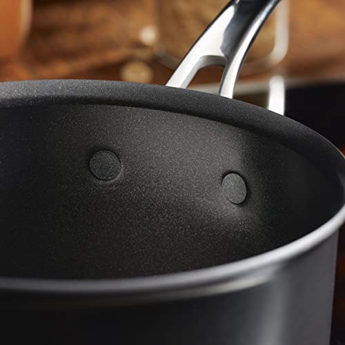 Anolon X Hybrid Nonstick Cookware Set, 12 Piece, Charcoal Gray B384083
