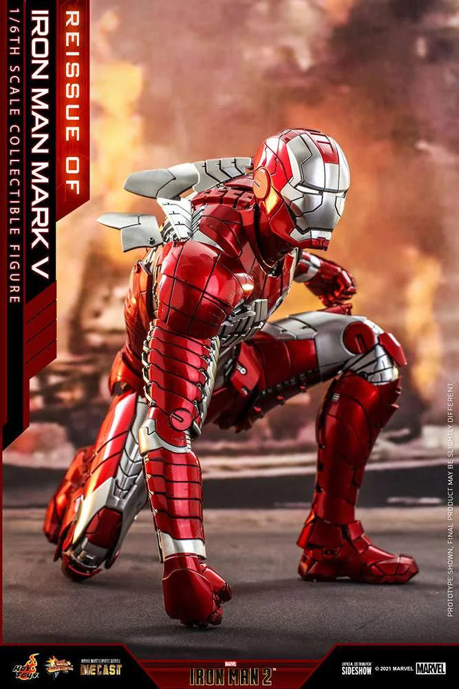 Marvel Diecast Iron Man Mark V Collectible Figure U710