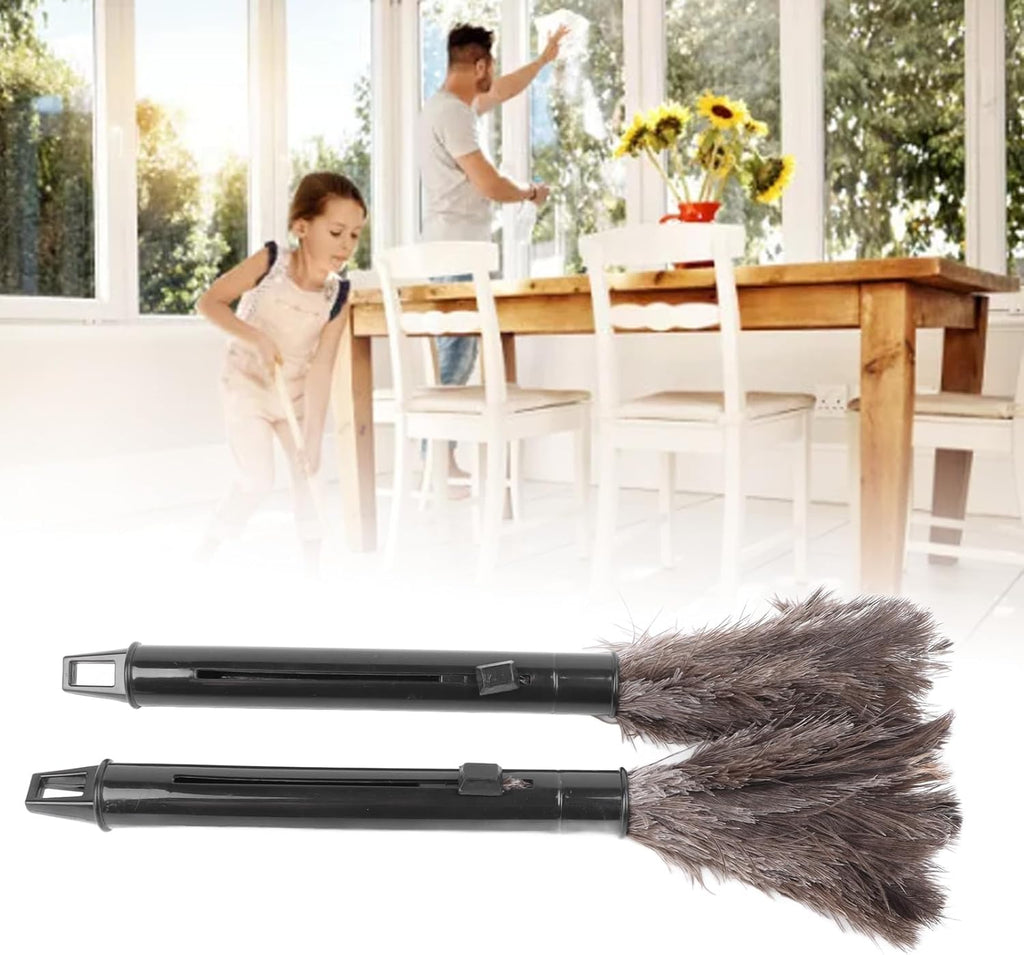 Retractable Ostrich Feather Duster for Home Cleaning S500183