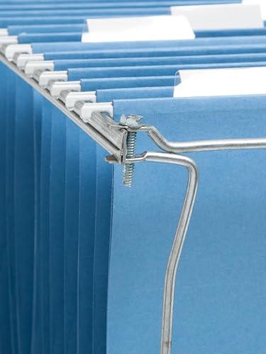 Smead Steel Hanging File Folder Frame, Legal Size, Gray, Adjustable, 2-Pack X649503