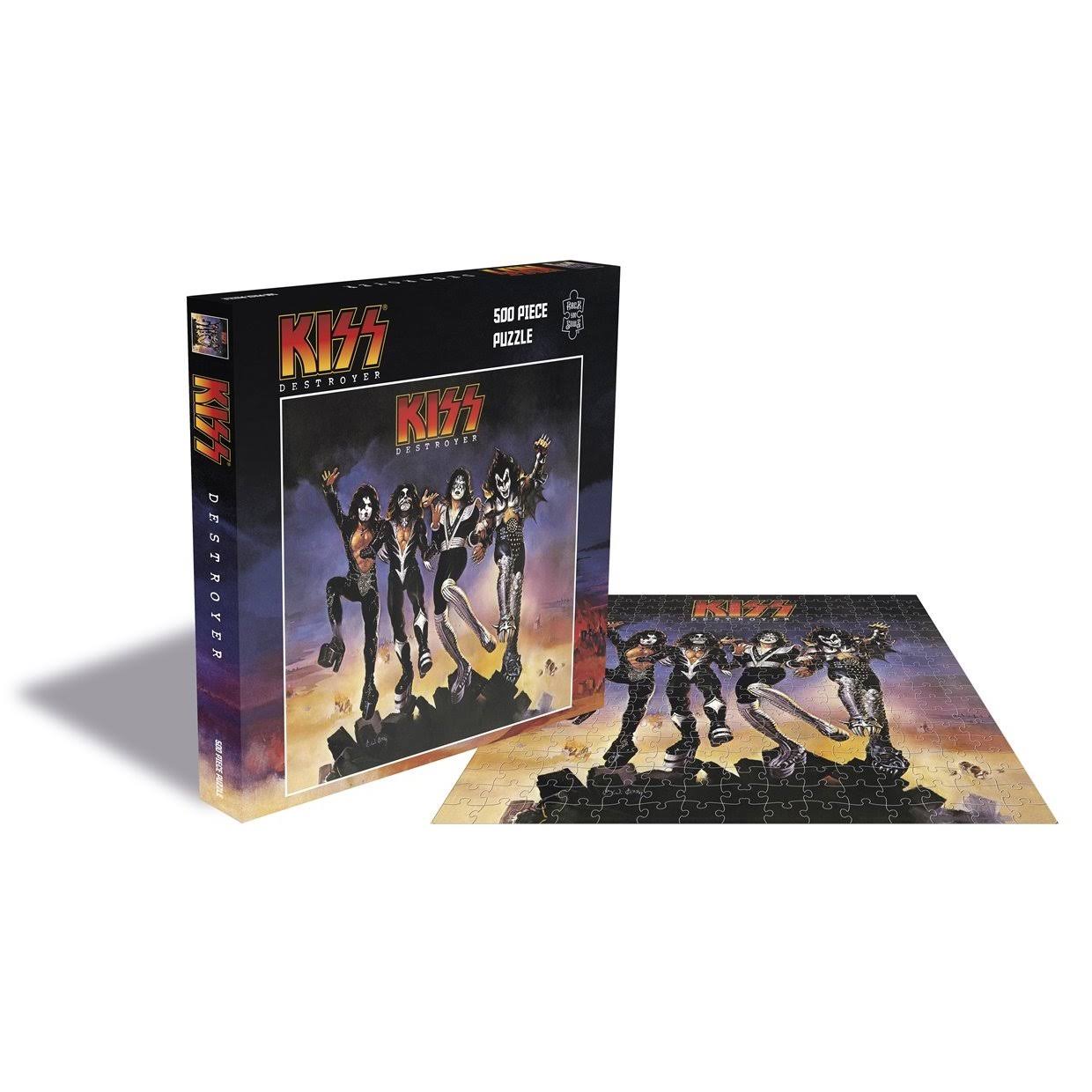 Rock Saws - Kiss Destroyer - 500 Piece Jigsaw Puzzle