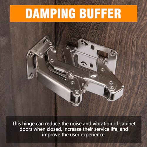 2 Pack 170° Full Overlay Concealed Door Hinge for Corner Kitchen Cabinet B760344