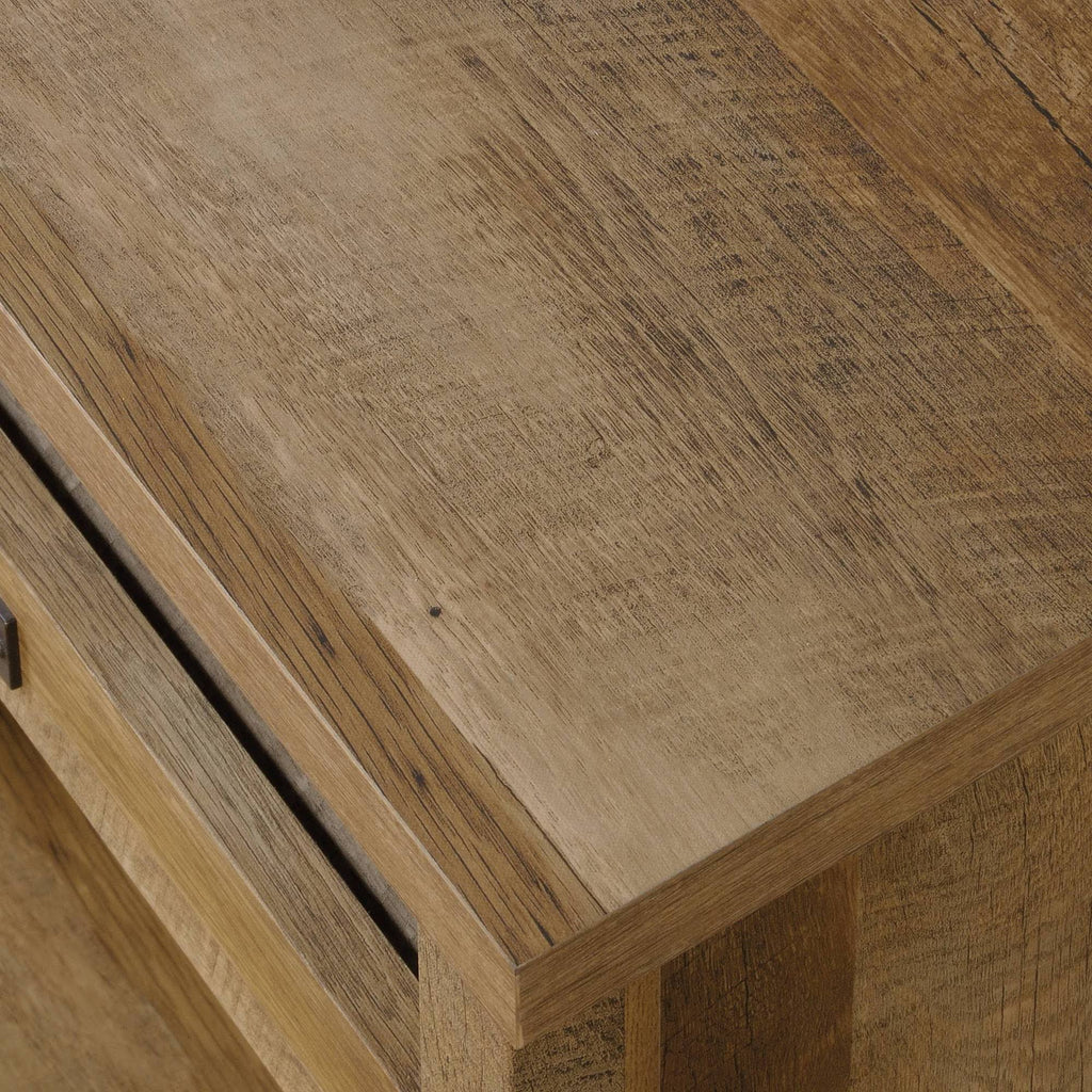 Sauder Adept Storage Credenza - Craftsman Oak Q883