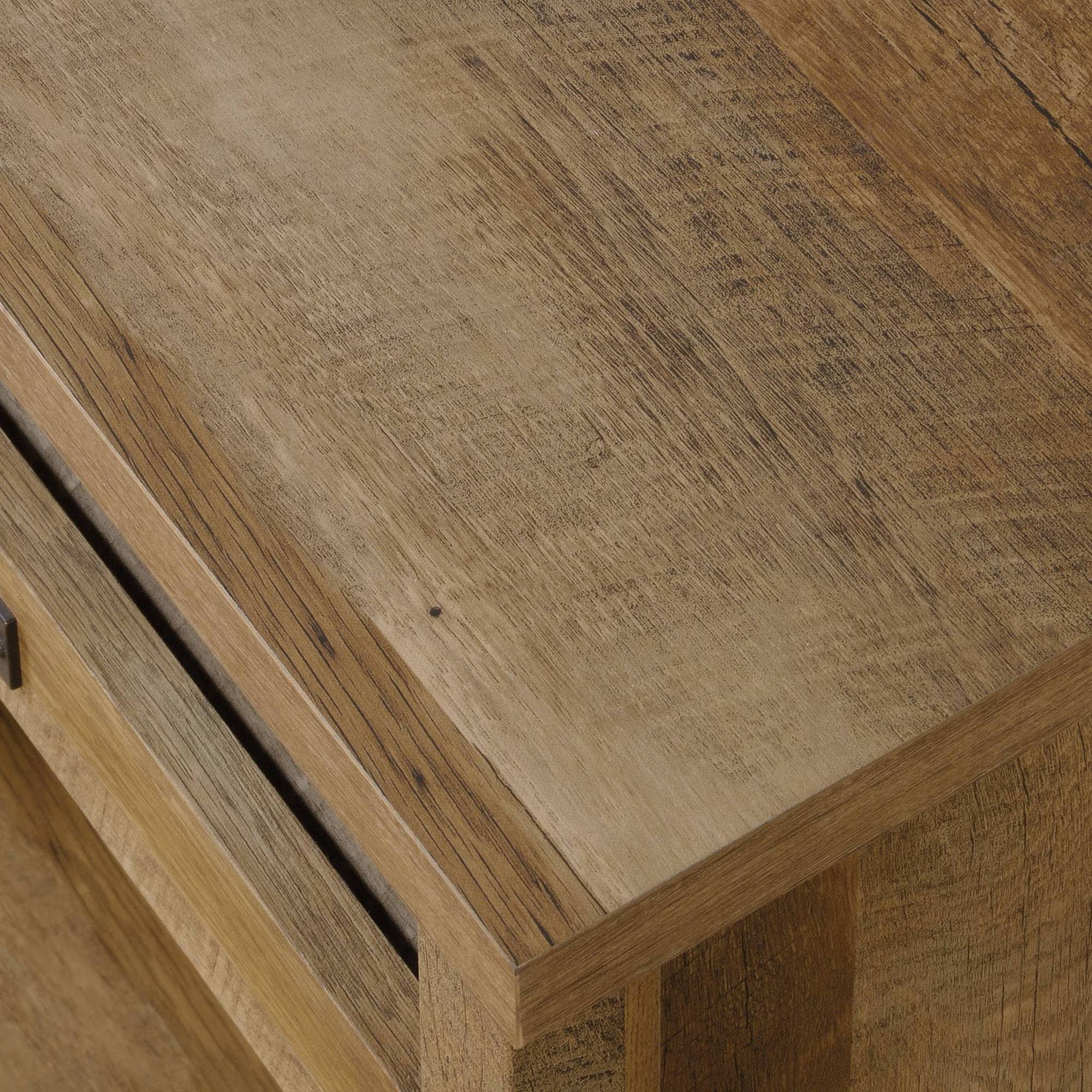 Sauder Adept Storage Credenza - Craftsman Oak Q883