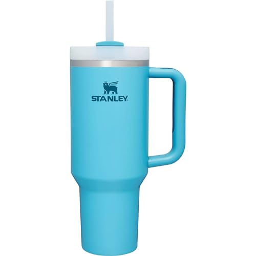 STANLEY Quencher H2.0 FlowState Stainless Steel Vacuum Insulated Tumbler with Lid and Straw for Water, Iced Tea or Coffee (Summer Plaid, 40 oz)