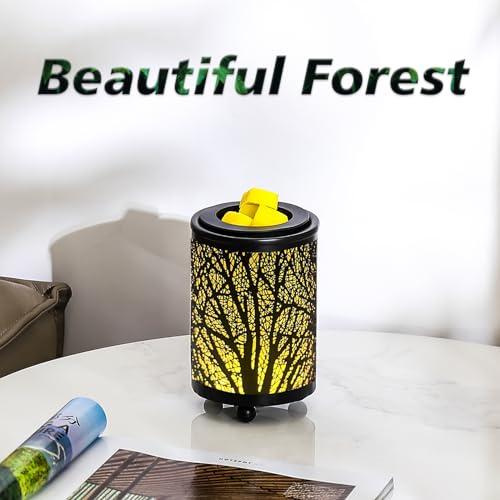Wax Warmer Wrought Iron Crystal Electric Oil Burner for Home Decor C151