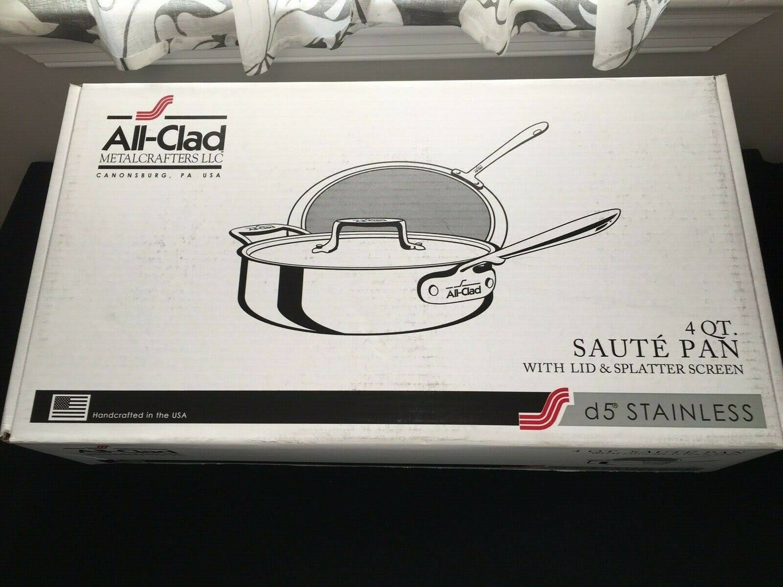 All-Clad D5 Stainless-Steel 4-Qt. Deep Saute Pan Z39545