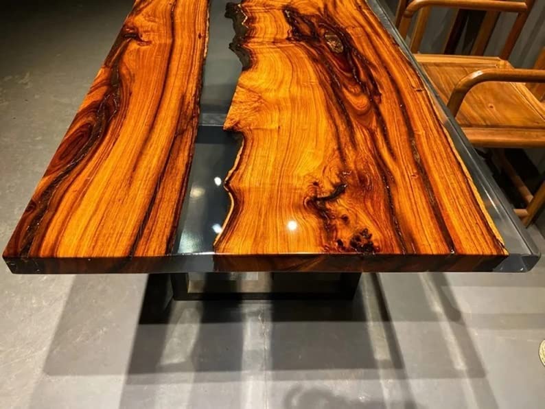 Personalized Large Epoxy Table, Resin Dining Table Top, 48 x 24 inches Y38597