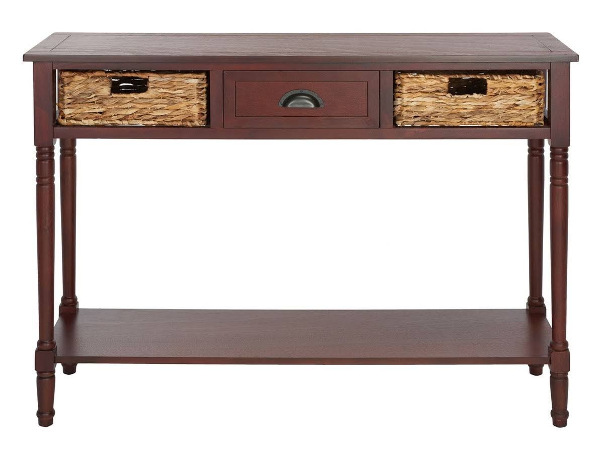 Safavieh Christa Console Table with Storage - Cherry