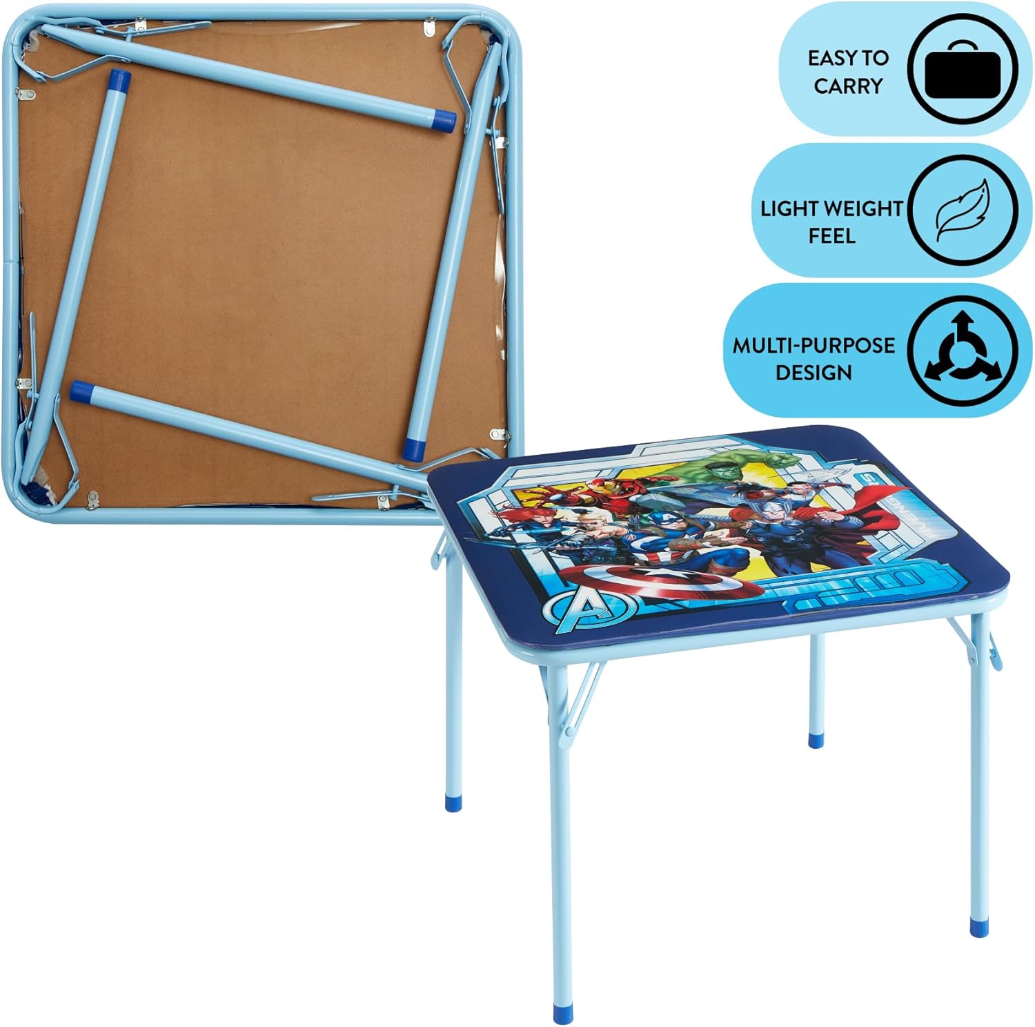 Idea Nuova Avengers 3 Piece Table and Chair Set I920704