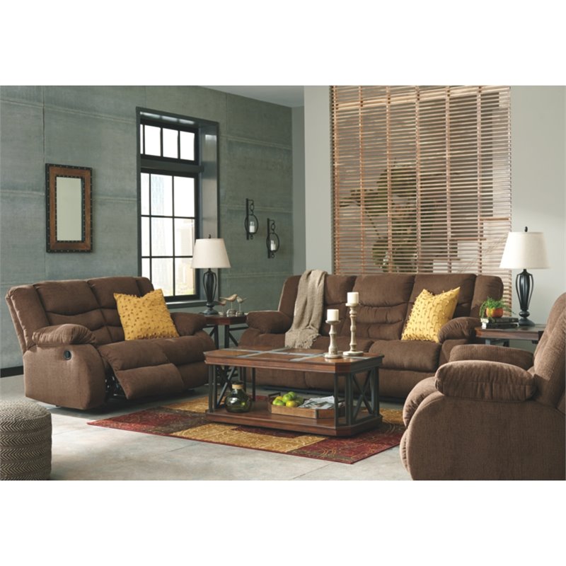 Bowery Hill Reclining Sofa Chocolate H13855