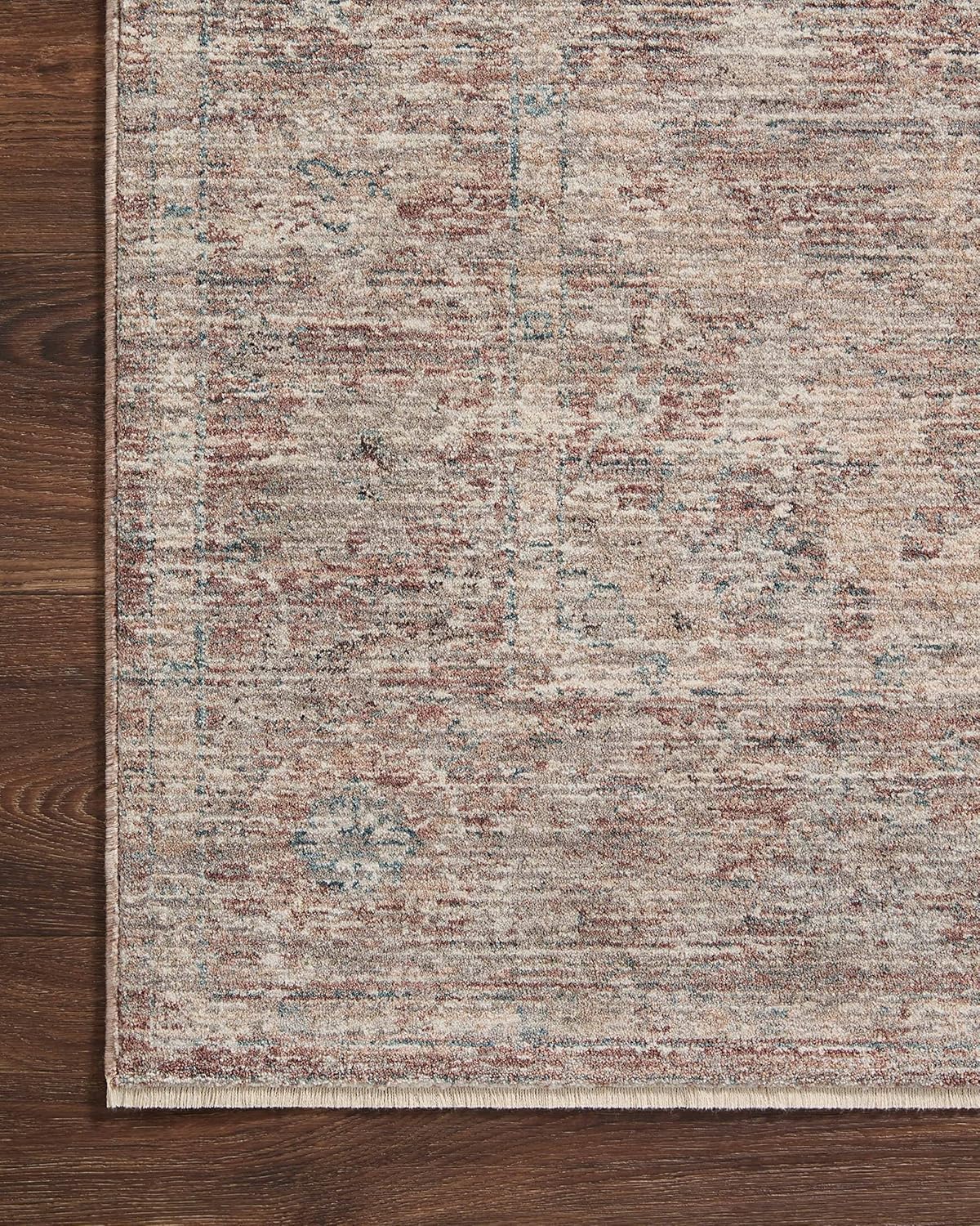 Loloi Magnolia Home by Joanna Gaines x Millie Brick/Fog 7'10" x 10' Area Rug T47527