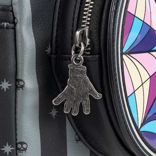 Wednesday Addams Nevermore Academy Loungefly Mini-Backpack Y618