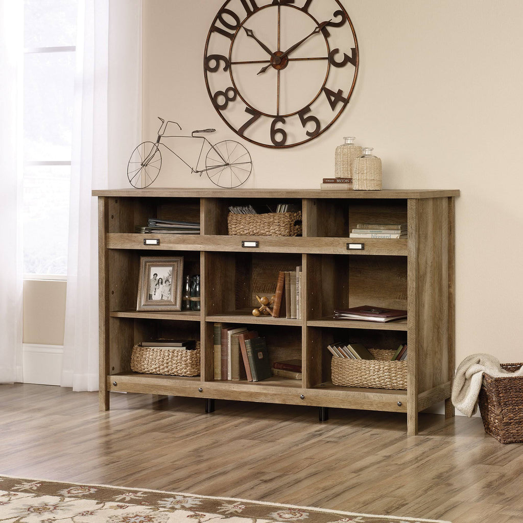 Sauder Adept Storage Credenza - Craftsman Oak Q883