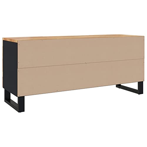 Acacia Wood TV Stand with 4 Compartments U222