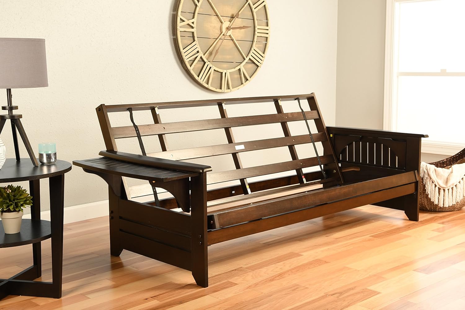 Kodiak Furniture Phoenix Futon Full Suede Black A452