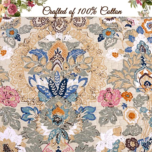 Cozy Line Home Fashions 3-Piece Reversible Queen Quilt Bedding Set C5948