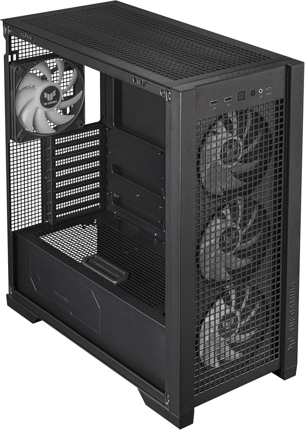 ASUS TUF Gaming GT302 ARGB ATX Mid-Tower PC Case, Black K34131