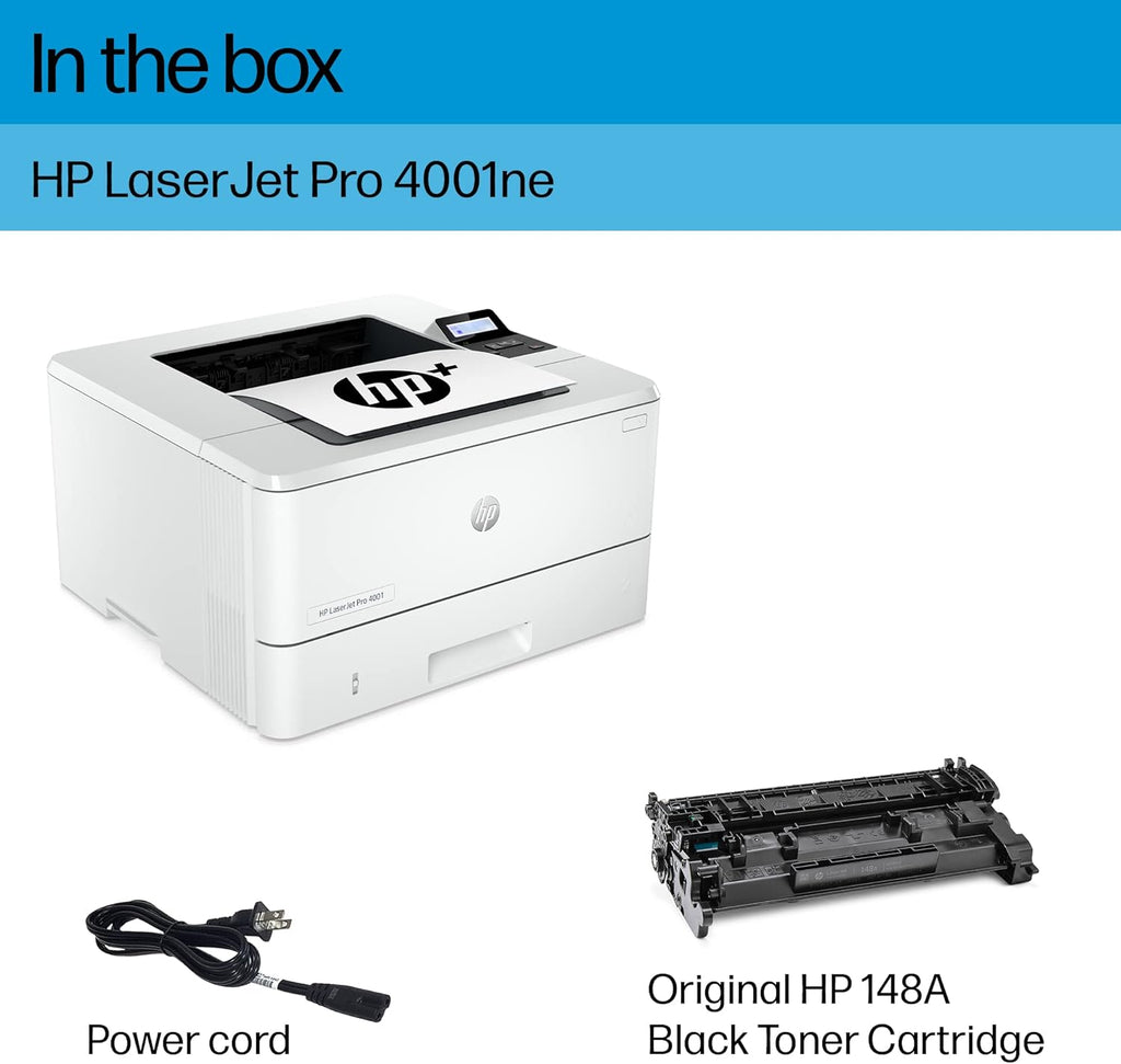 HP LaserJet Pro 4001ne Black & White Printer K137