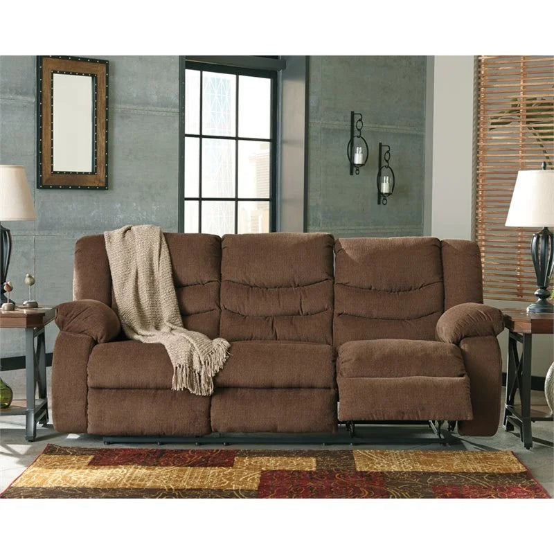 Bowery Hill Reclining Sofa Chocolate H13855