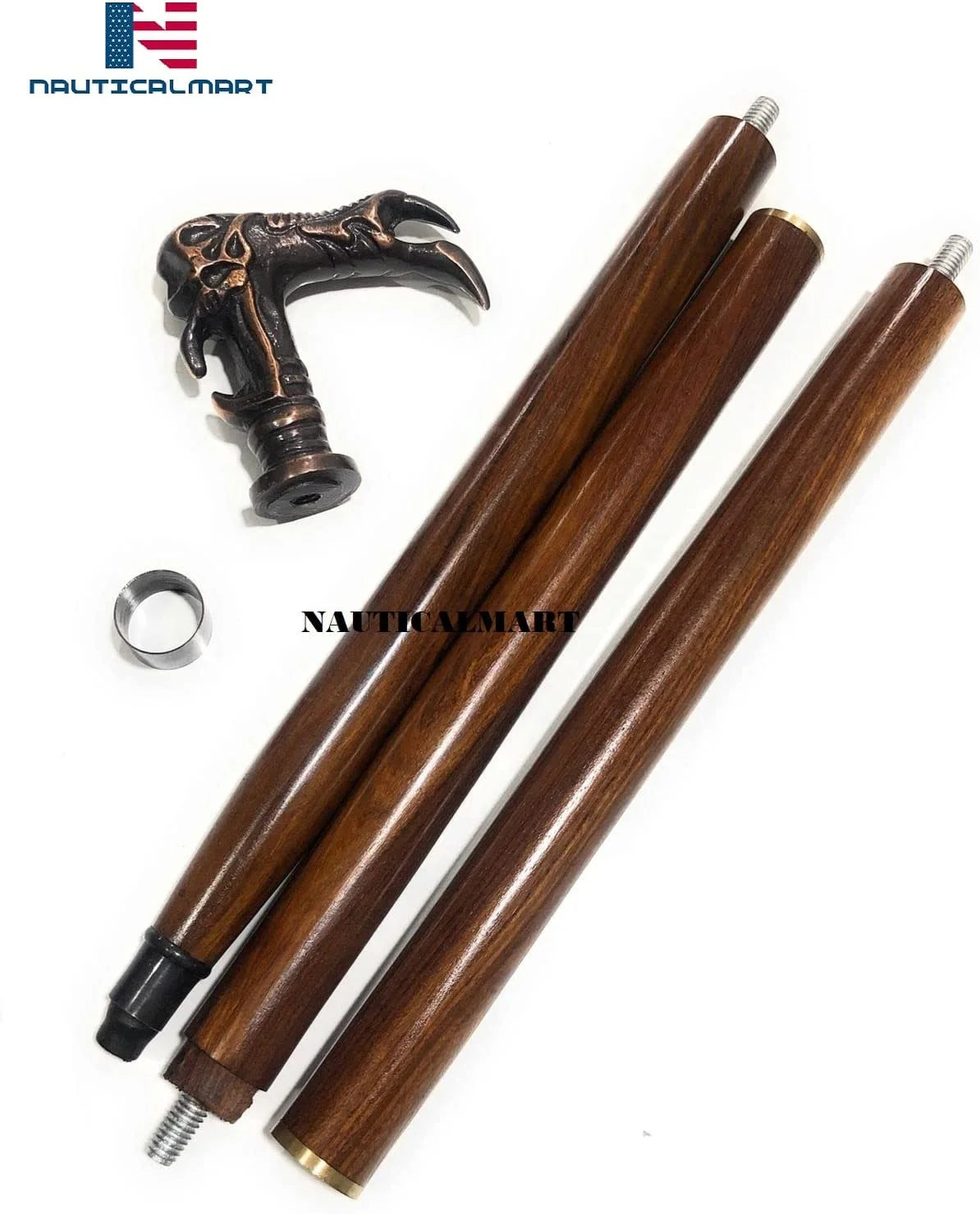 Fancy Wooden Walking Cane for Men Dragon Unique Wood Canes R865