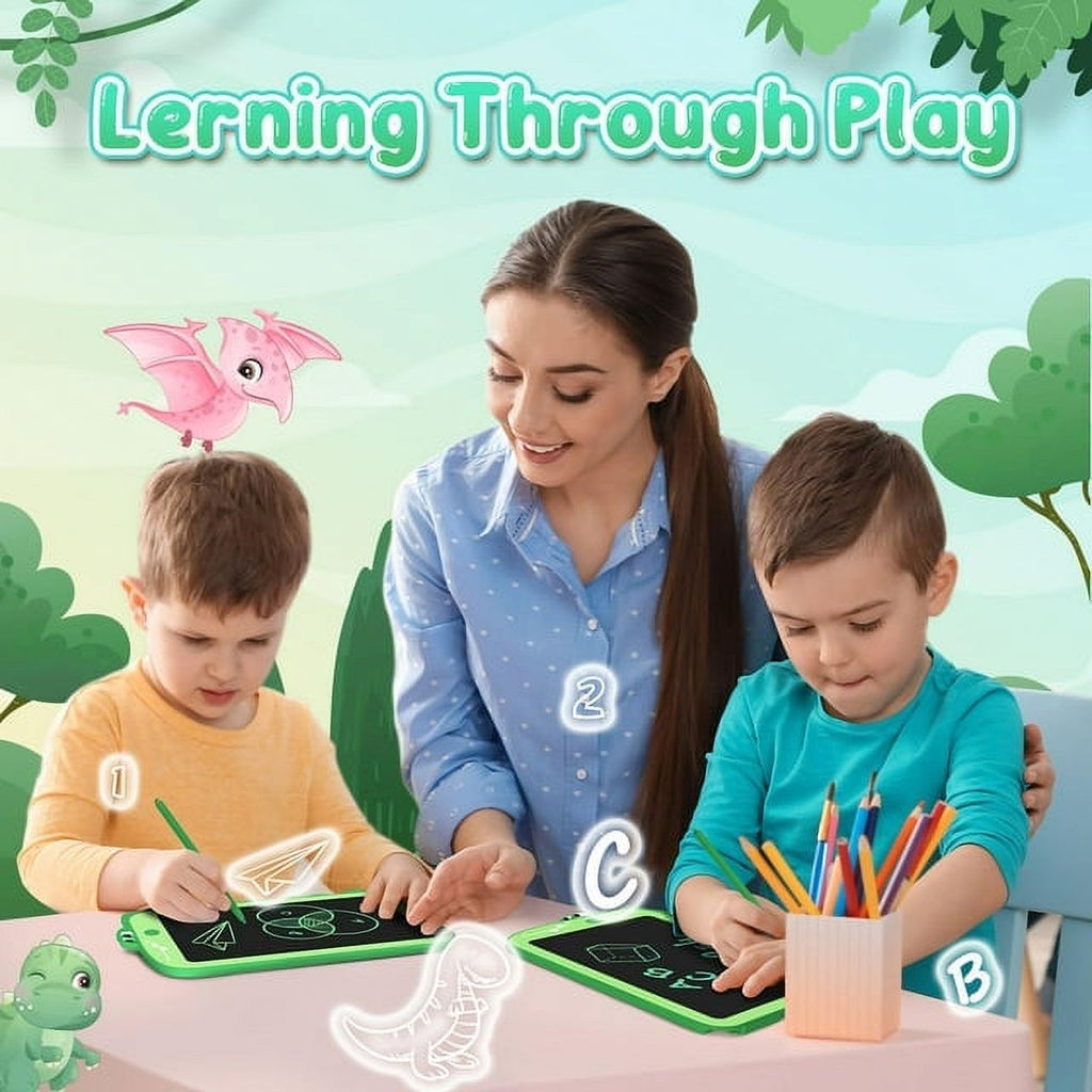 LCD Writing Tablet for Kids Dinosaur Drawing Board Toys Ages 3-8 R744