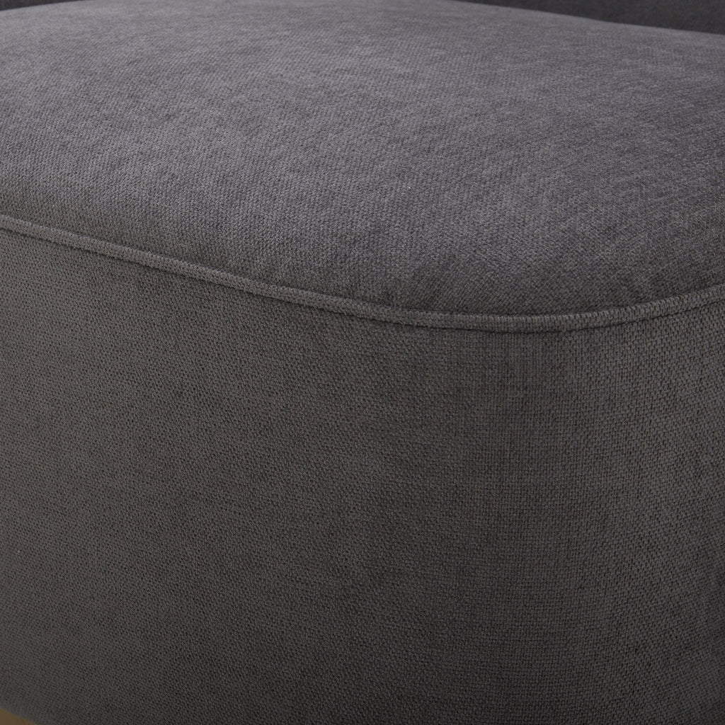 CHITA Modern Swivel Accent Barrel Chair with Adjustable Backrest, Dark Gray W197