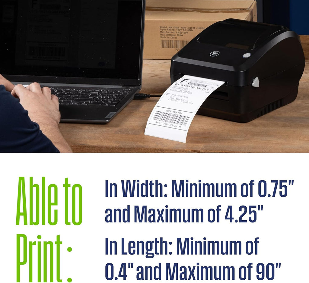 Westinghouse Direct Thermal Label Printer USB, Commercial Grade, 4x6 Labels K67885