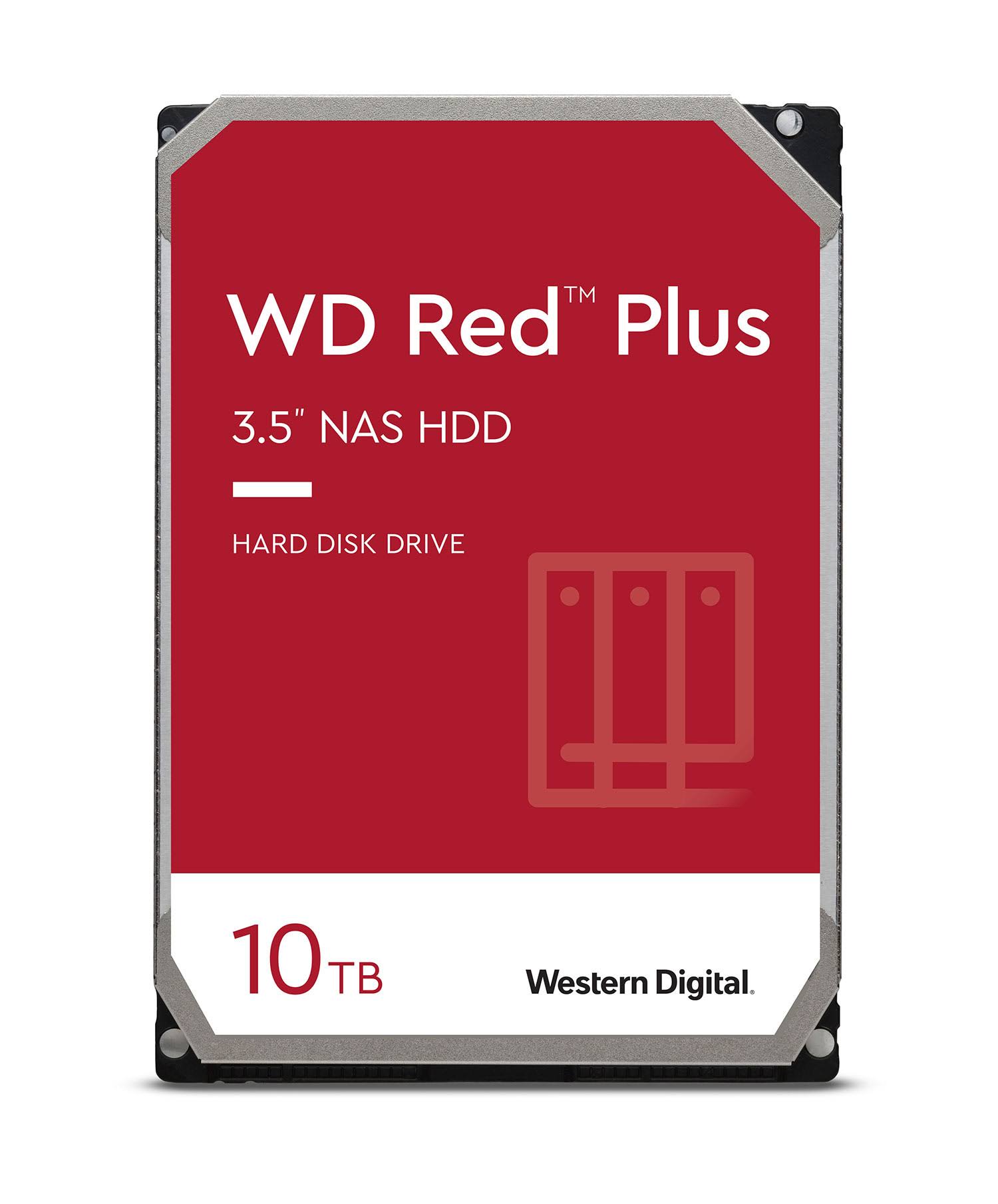 WD Red Plus NAS 10 TB Internal HDD - WD101EFAX - SATA 6Gb/s Q533055