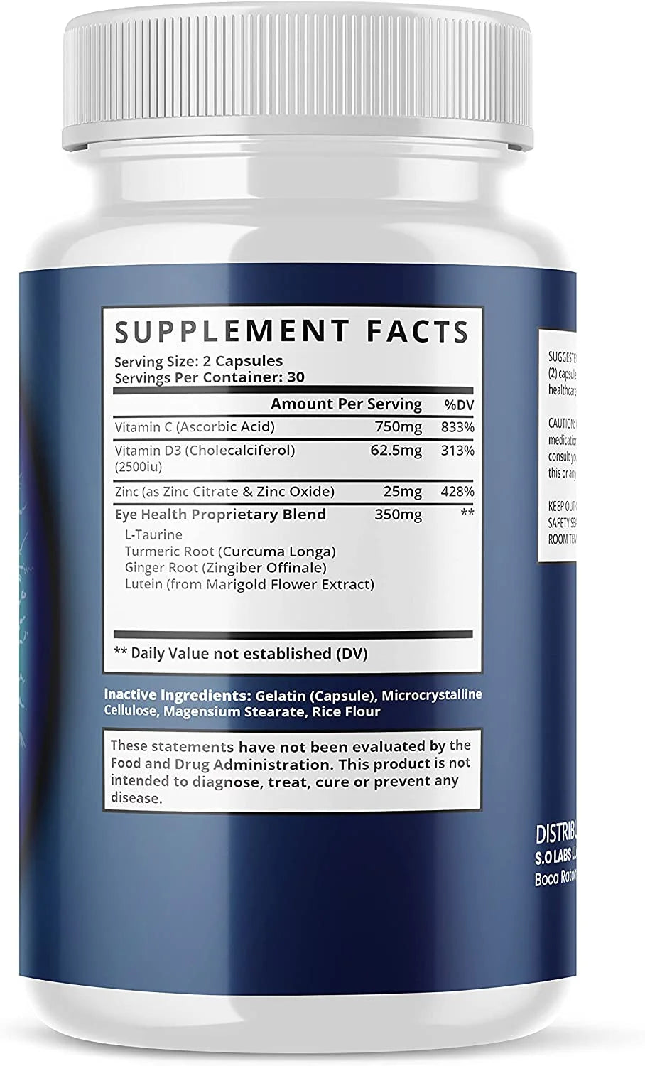 VisiSharp Eye Health Supplement - 120 Capsules C665
