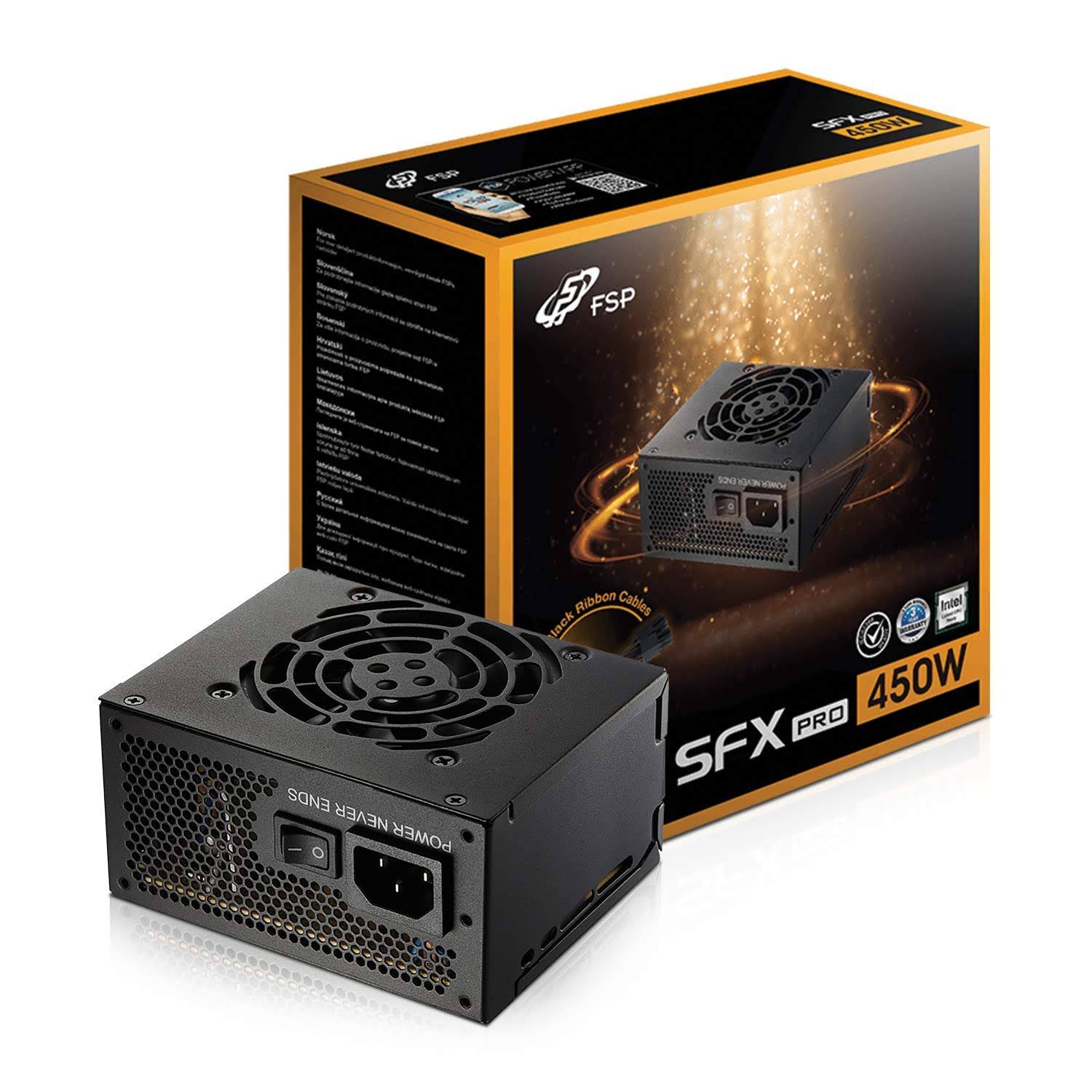 FSP Power Supply 450W SFX 80+ Bronze Mini ITX R876
