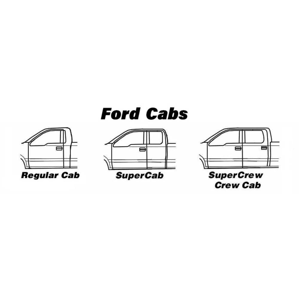 Slip-On Rocker Panel & Cab Corner Kit for 09-14 Ford F150 Crew Cab D861890