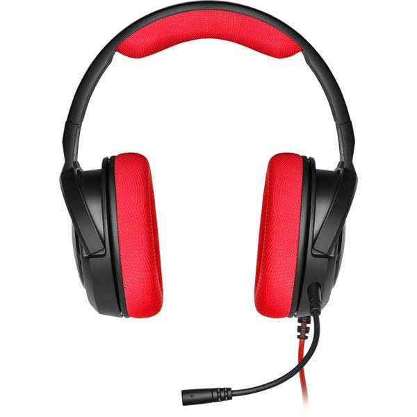 Corsair HS35 Wired Stereo Gaming Headset with Microphone - Red E358342