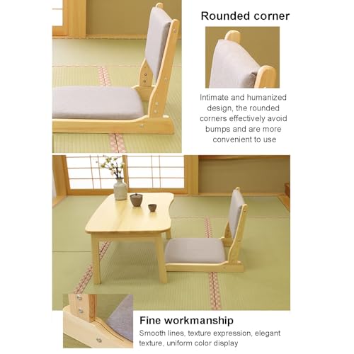 Tatami Floor Chair Japanese Style Legless Meditation Chair Portable Foldable I759856