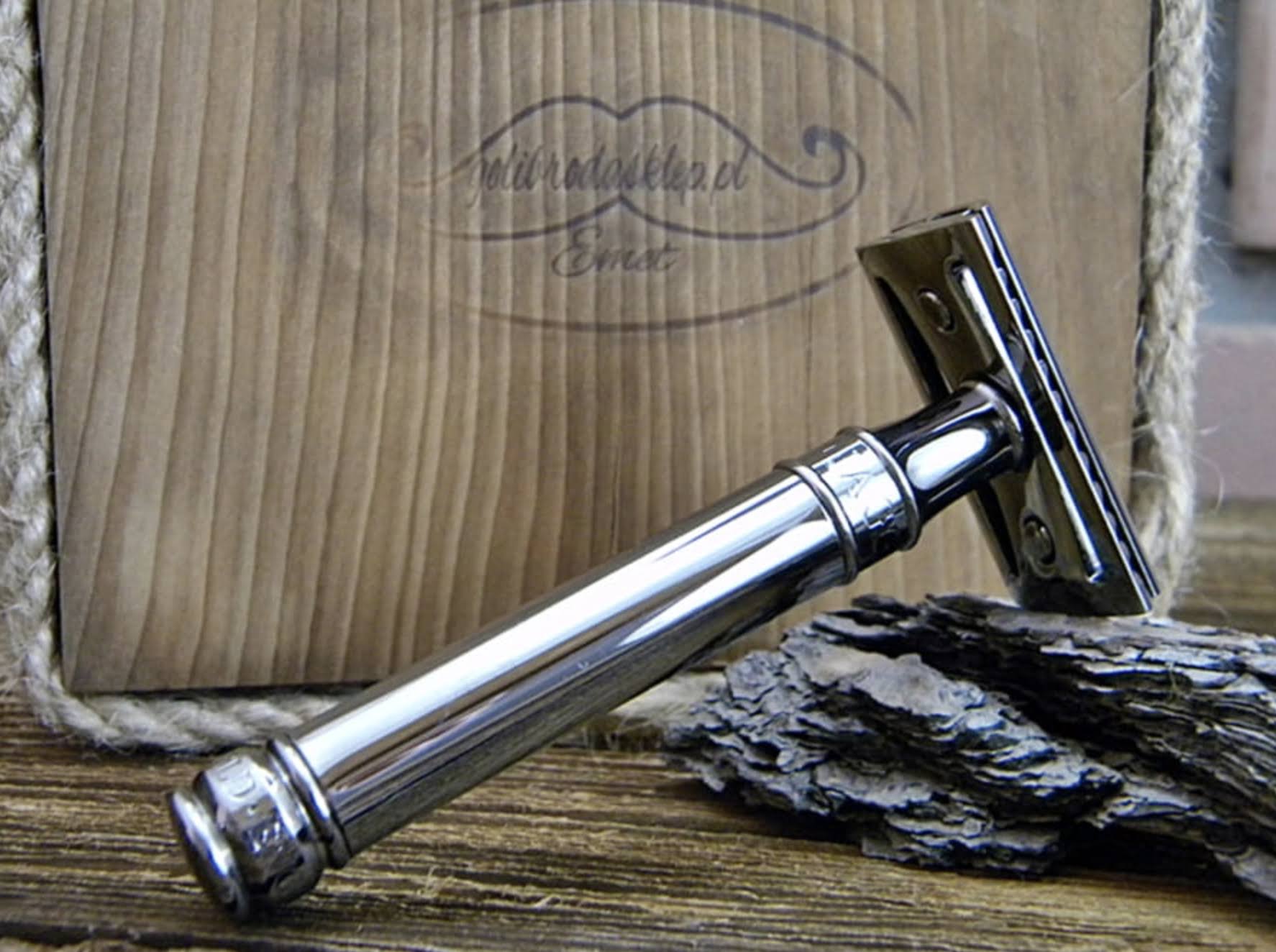 Edwin Jagger DE89BGBL Black Gold Safety Razor X28273