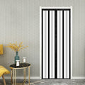Insulated Door Curtain, Magnetic Thermal Door Cover Screen Door Self-Closing Privacy Magnetic Screen Door Hands Free for Patio, Kitchen, Bedroom, Air Conditioner Room, Fits Doors up to 36" x 82",Black