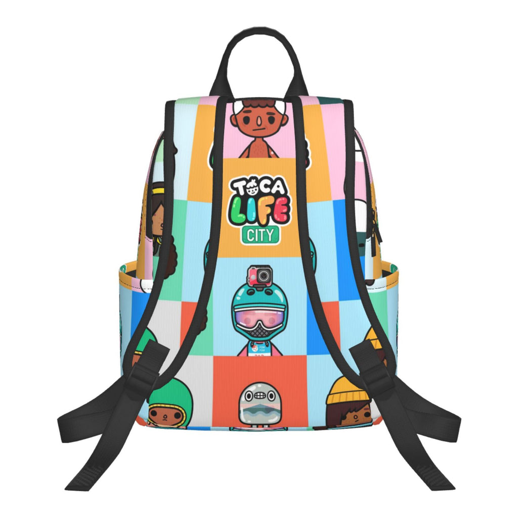Toca Boca Life Backpack Student School Bag Lightweight Unisex D387651