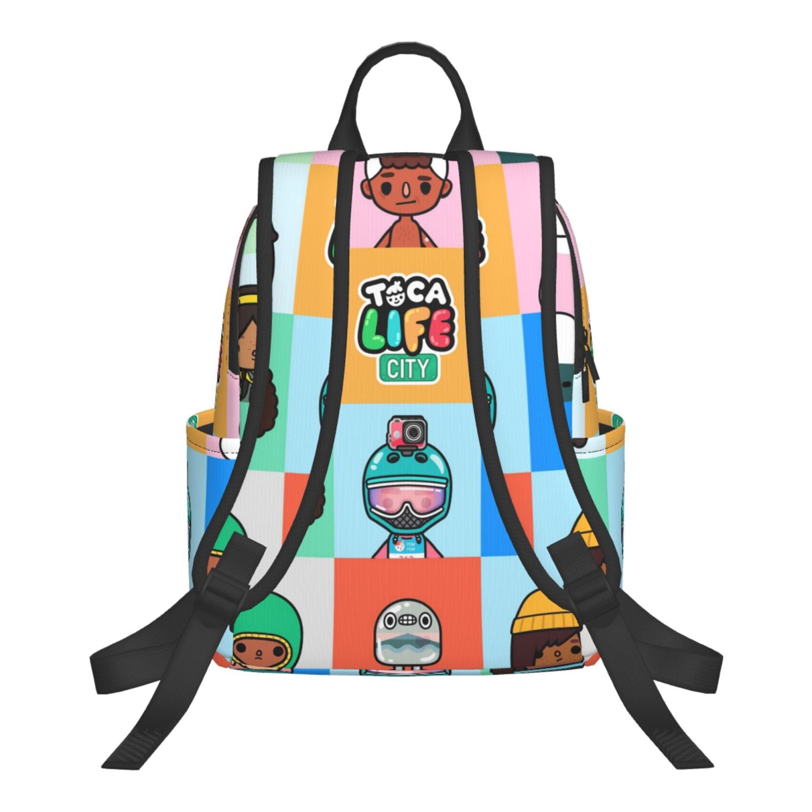 Toca Boca Life Backpack Student School Bag Lightweight Unisex D387651