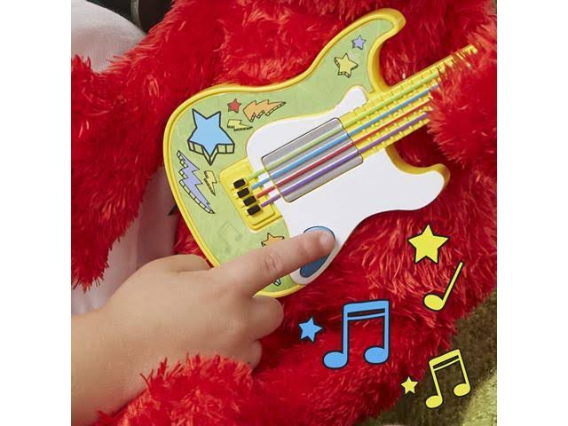 Sesame Street Rock and Rhyme Elmo Talking Singing 14-inch Plush Toy R424150