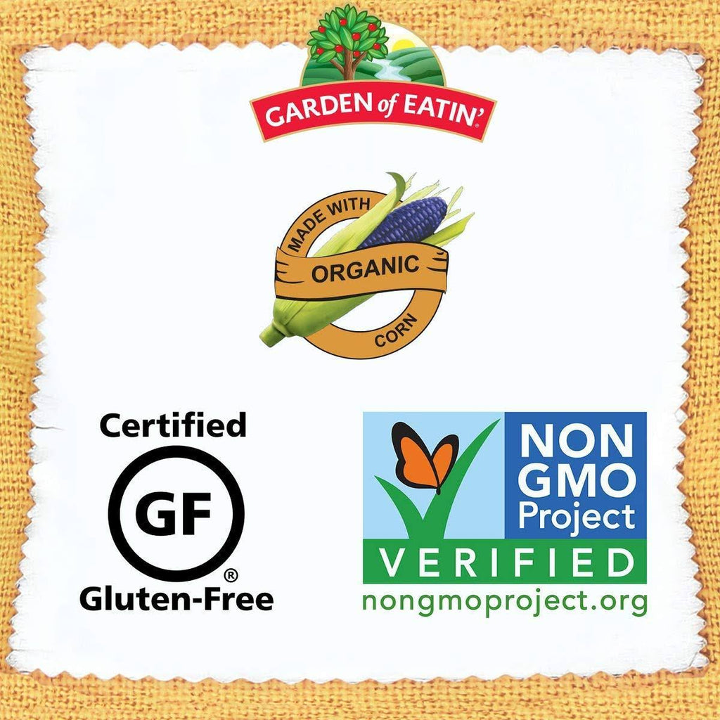 Garden of Eatin No Salt Added Blue Corn Tortilla Chips 16 oz. I57776