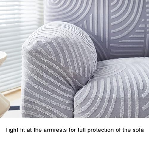 Recliner Slipcovers Stretch Printed Sofa Cover for Rocking Recliner, PinkA, 4-Piece Set I543
