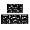 Boho Kitchen Mat Set of 2 Non Slip Thick Kitchen Rugs and Mats for Floor Comfort Standing Mats for Kitchen, Sink, Laundry, 17"x47"+17"x28"