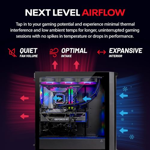 Skytech Shadow 3.0 Gaming PC Desktop, Intel Core i7, RTX 2060, 16GB RAM, 1TB SSD V578