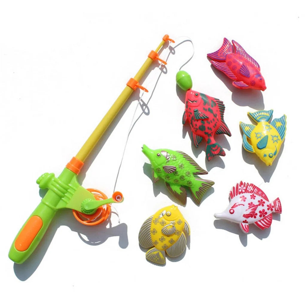 Magnetic Fishing Rod Model Net Pool Game Toys for Kids H79272