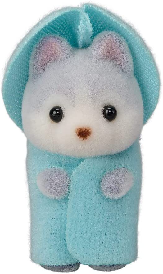 Calico Critters Husky Family, 5 Collectible Doll Figures V3878